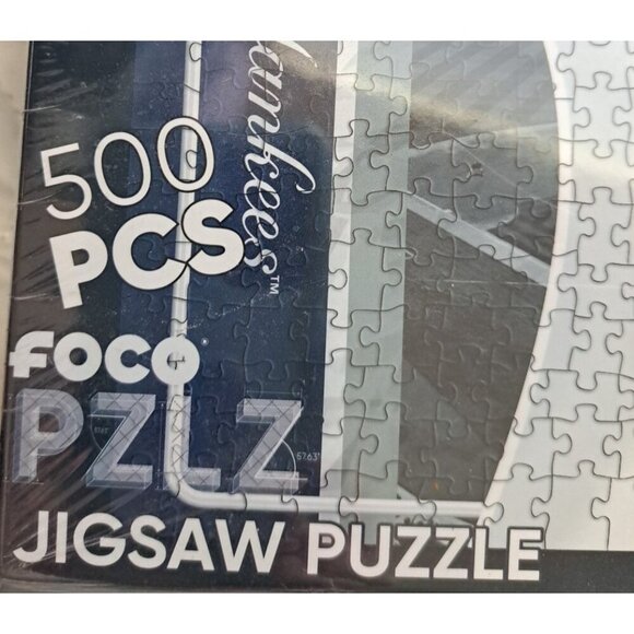 Foco PZLZ 500 Piece Jigsaw Puzzle New York Yankees Stadium and Logo New in Box - Picture 9 of 10
